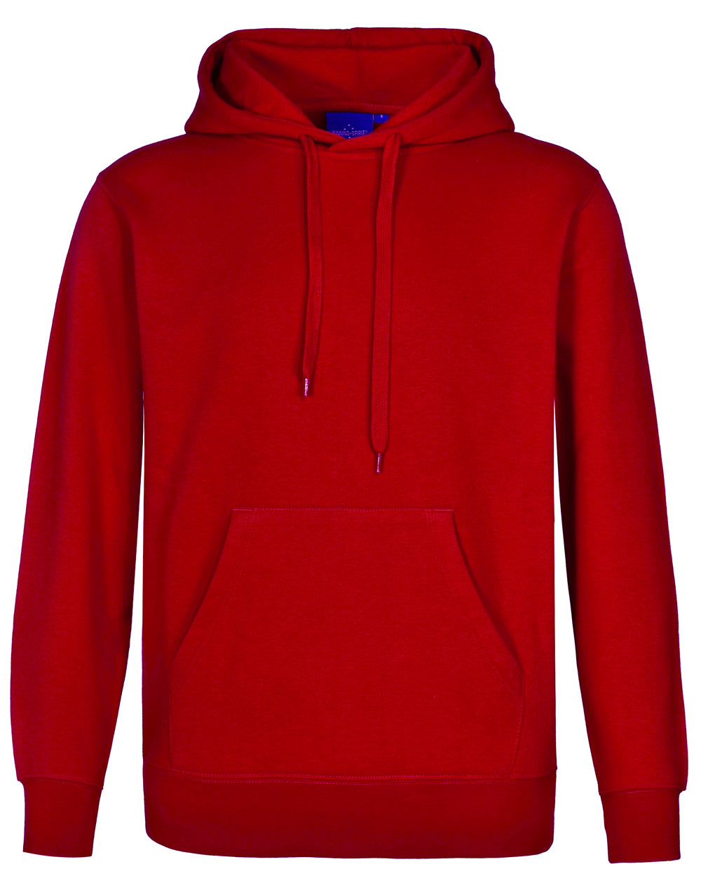 Passion Fleece Hoodie - Unisex - Red/Red - Front