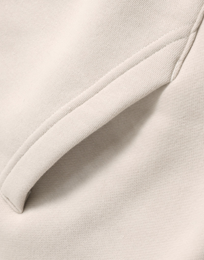 Unisex Premium Fleece Oversized Hoodie - Bone - View