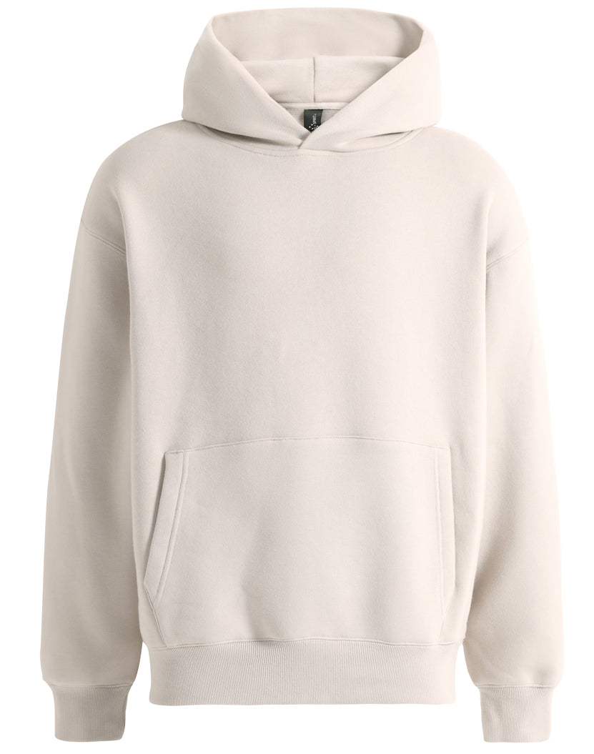 Unisex Premium Fleece Oversized Hoodie - Bone - Front