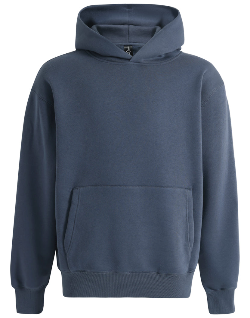 Unisex Premium Fleece Oversized Hoodie - Slate Blue - Front