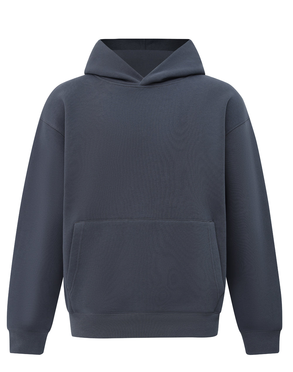 Unisex Premium Fleece Oversized Hoodie - Storm Grey - Front