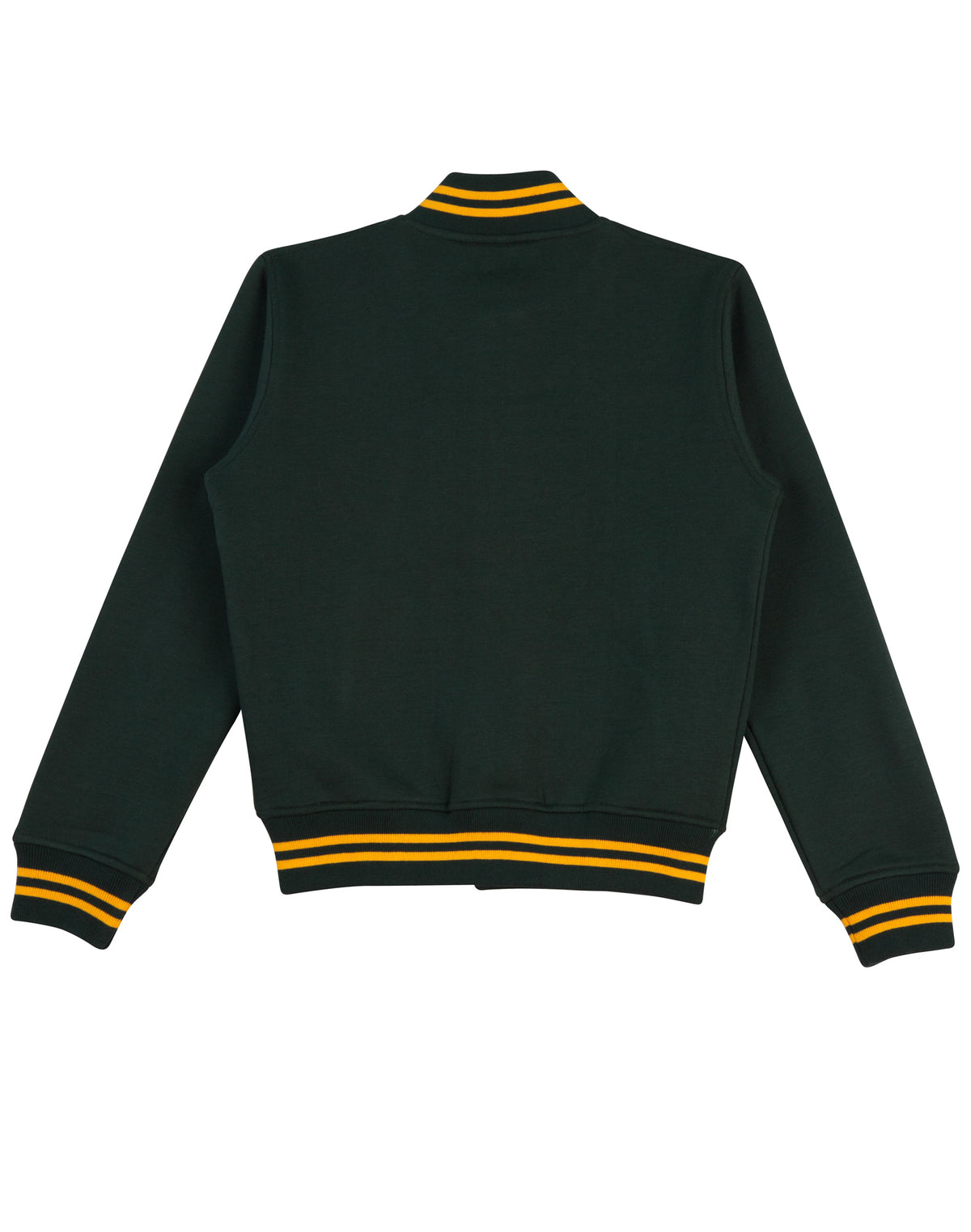 Fleece Letterman Kids' - Bottle/Gold - Back