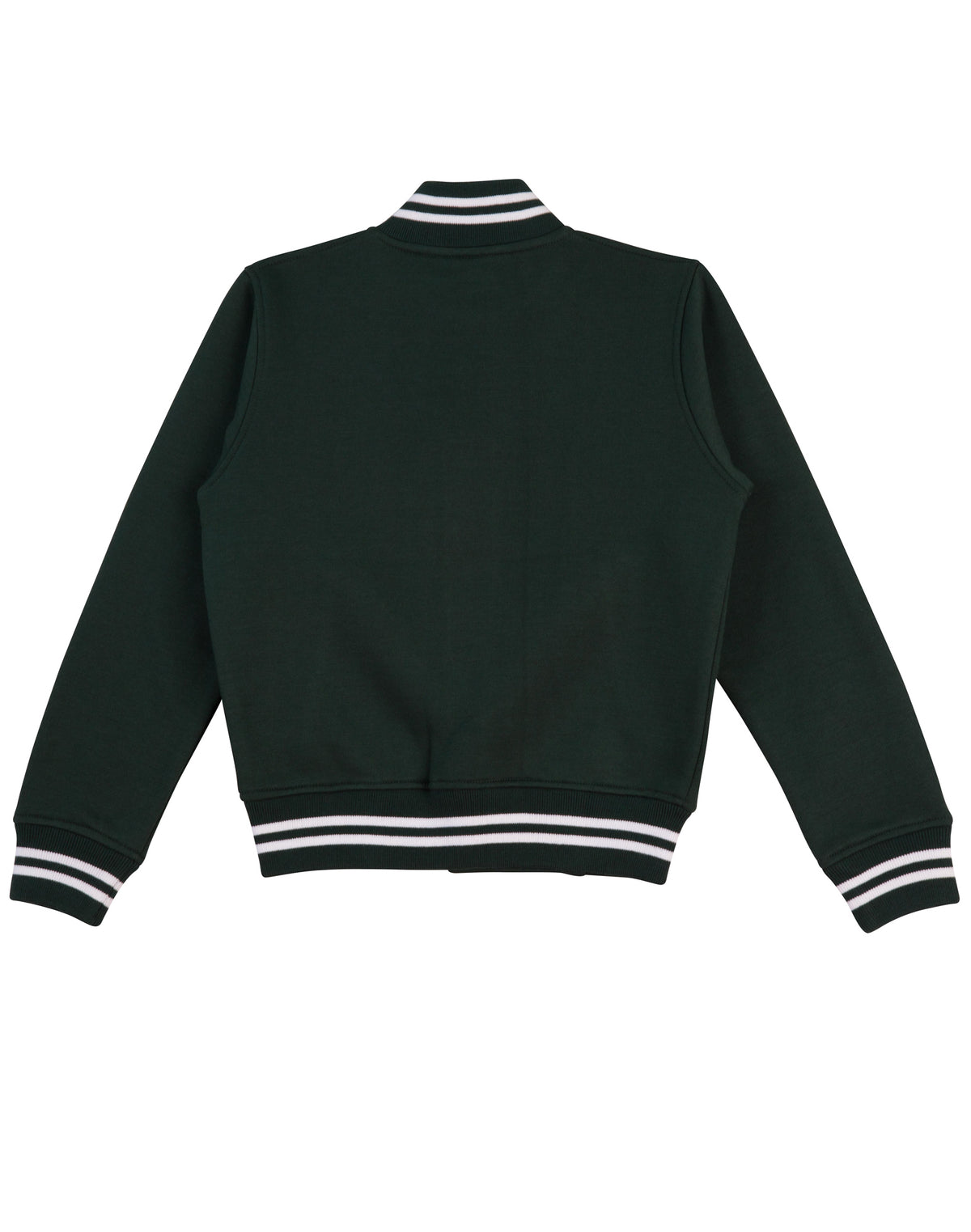 Fleece Letterman Kids' - Bottle/White - Back