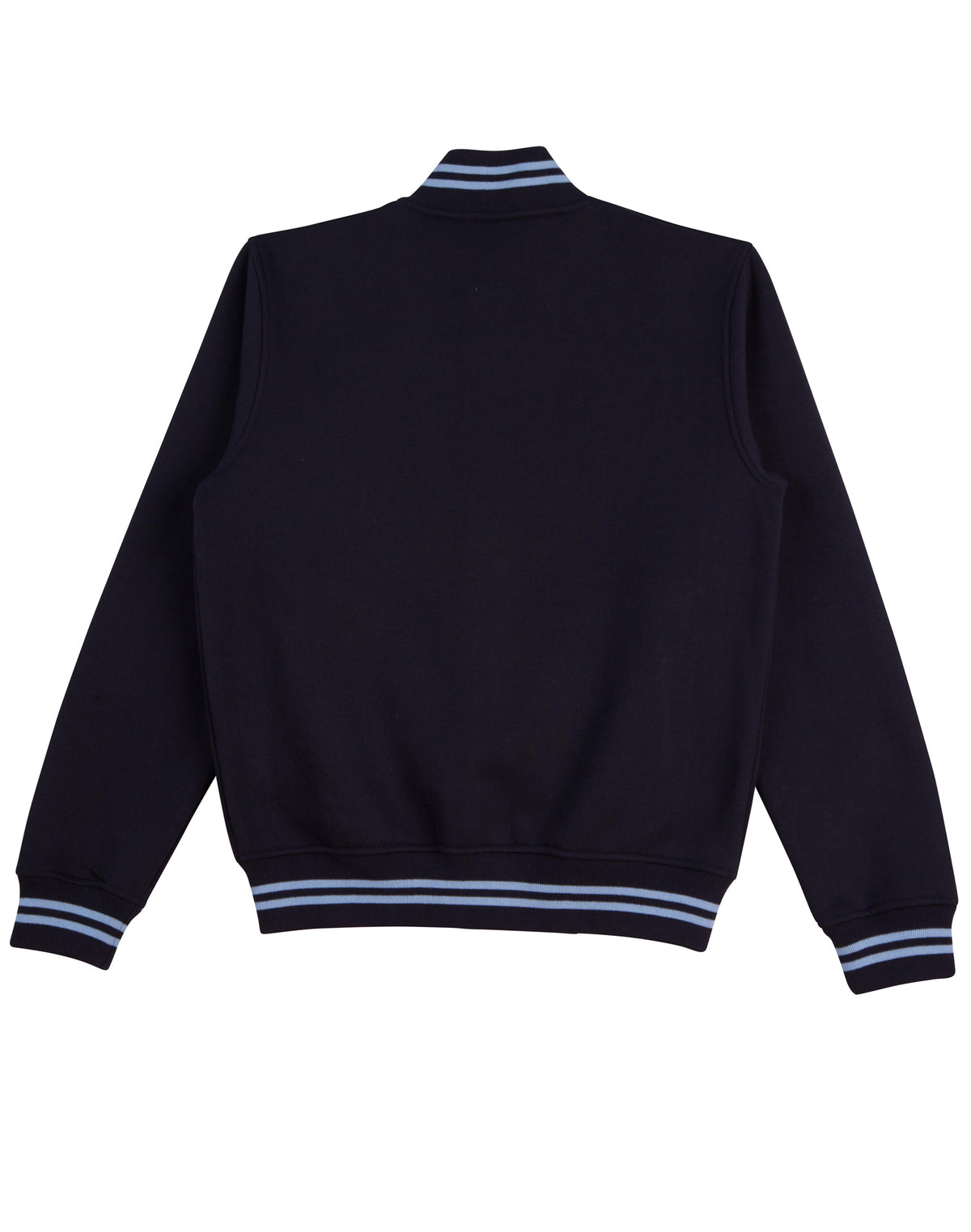 Fleece Letterman Kids' - Navy/Skyblue - Back