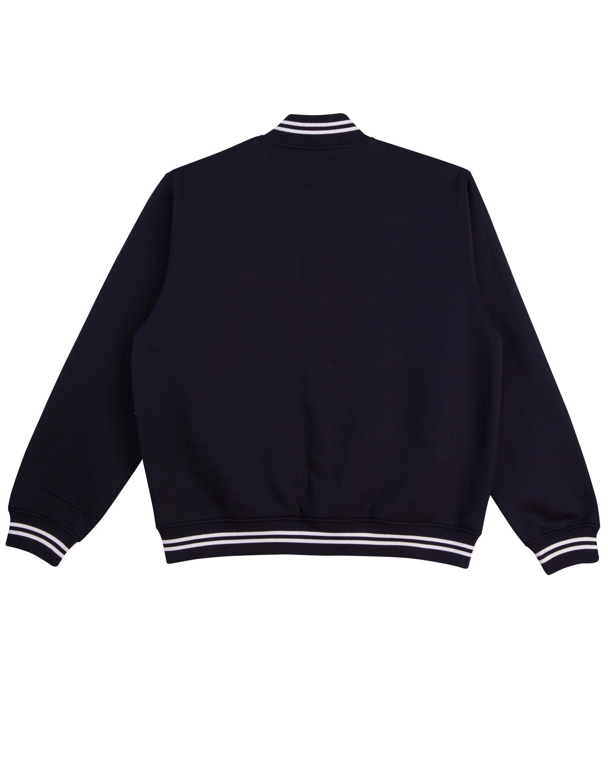 Fleece Letterman Kids' - Navy/White - Back