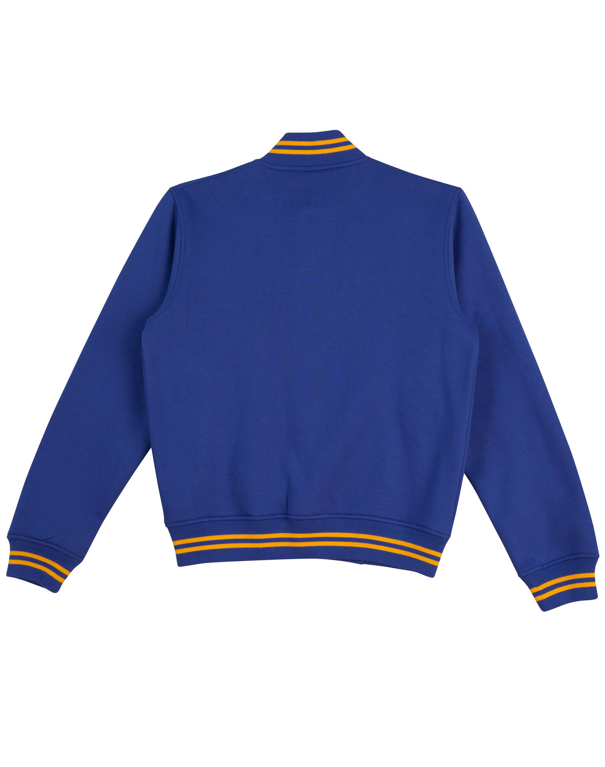 Fleece Letterman Kids' - Royal/Gold - Back