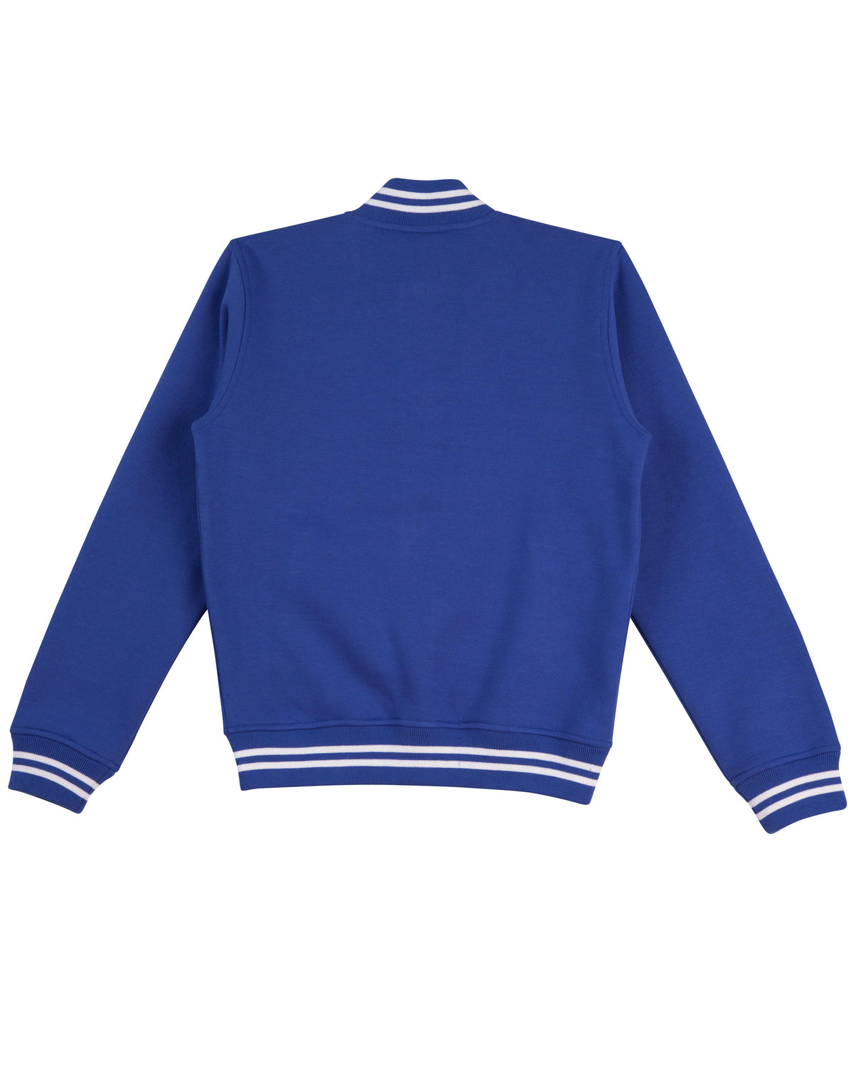 Fleece Letterman Kids' - Royal/White - Back