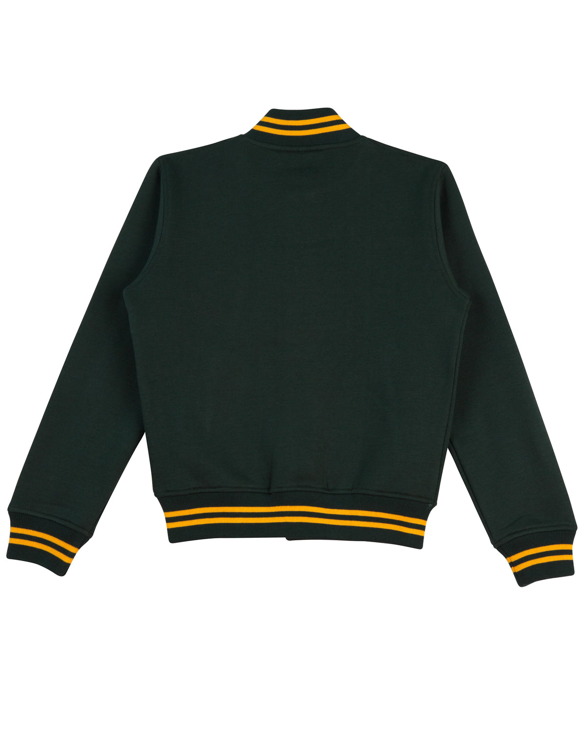 Fleece Letterman - Unisex - Bottle/Gold - Back