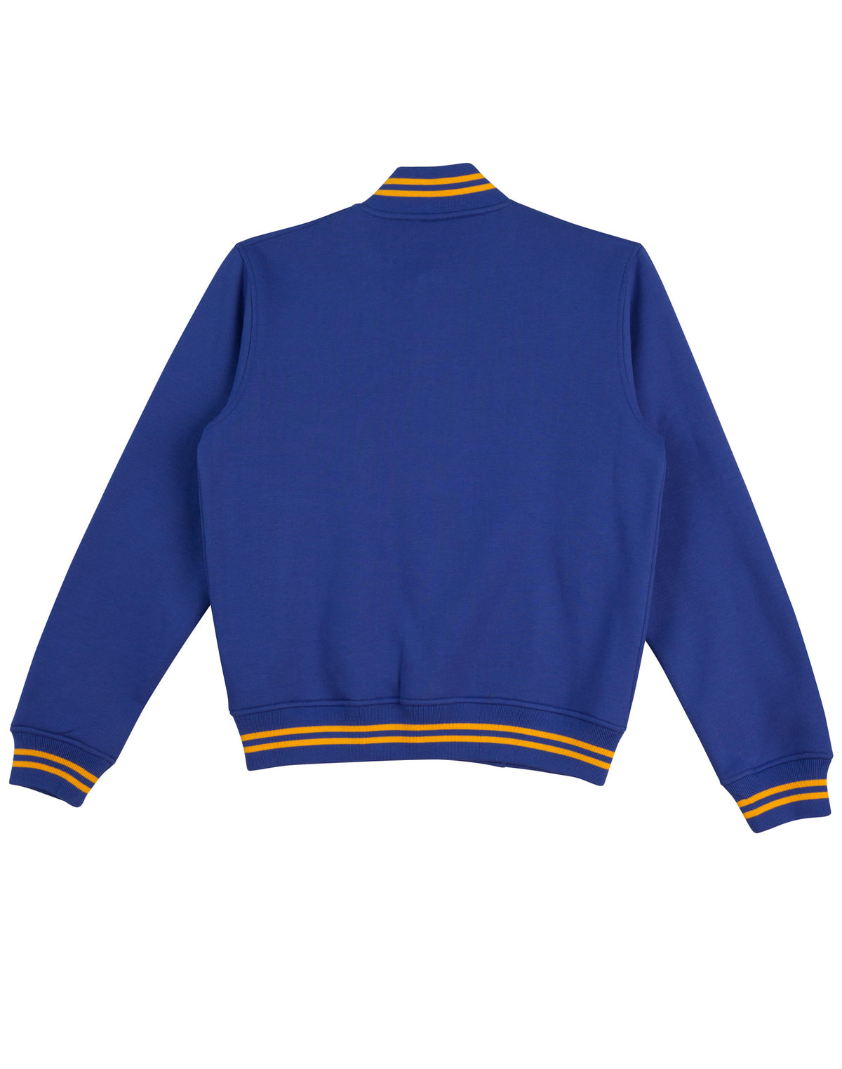 Fleece Letterman - Unisex - Royal/Gold - Back