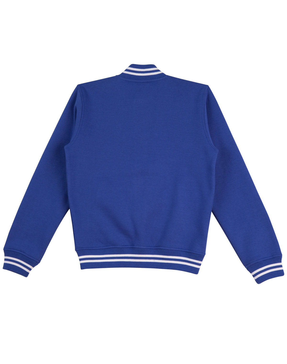 Fleece Letterman - Unisex - Royal/White - Back