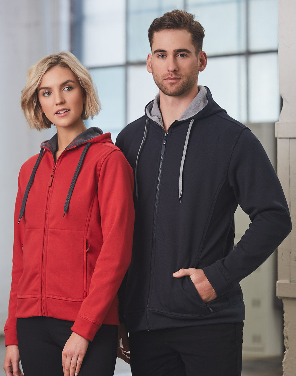 Passion Pursuit Hoodie Women's - Red/Charcoal - View