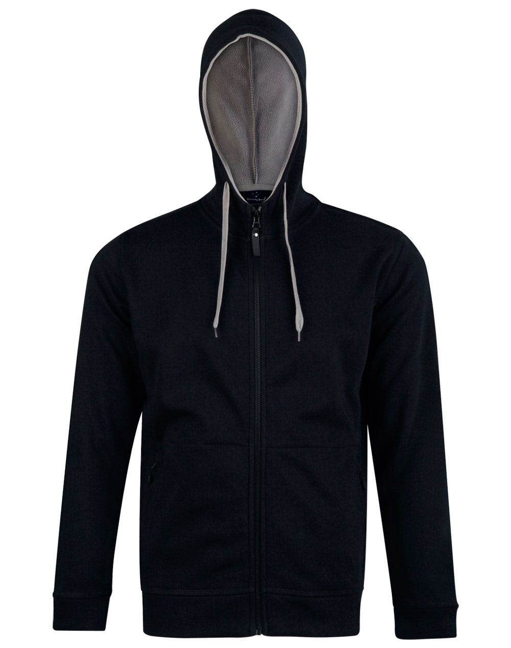 Passion Pursuit Hoodie Men's - Black/Grey - Front