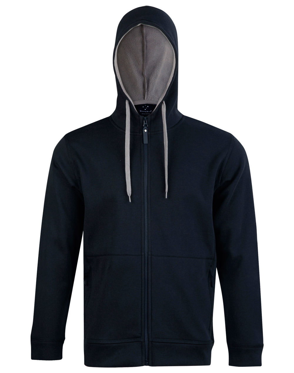 Passion Pursuit Hoodie Men's - Navy/Grey - Front
