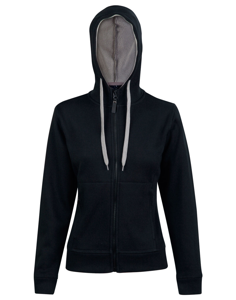 Passion Pursuit Hoodie Women's - Black/Grey - Front