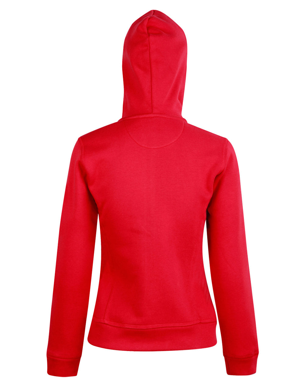 Passion Pursuit Hoodie Women's - Red/Charcoal - Back
