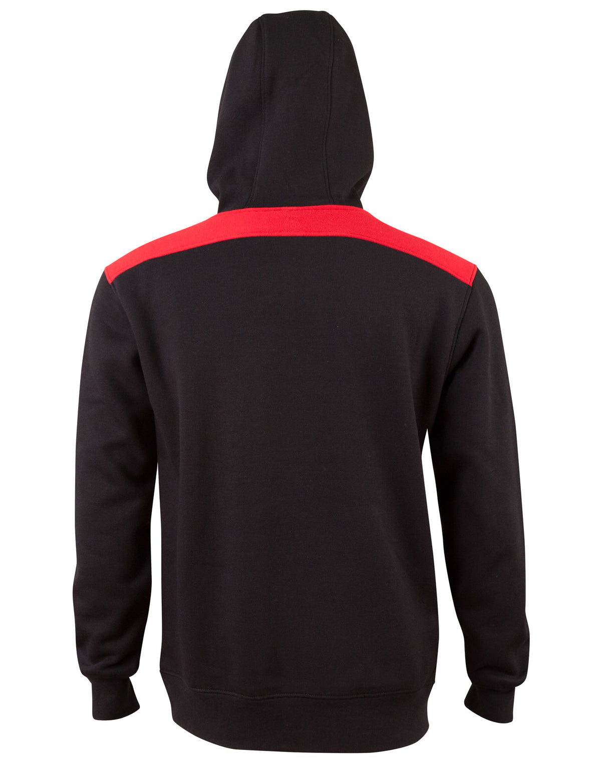 Croxton Hoodie Kid's - Black/Red - Back