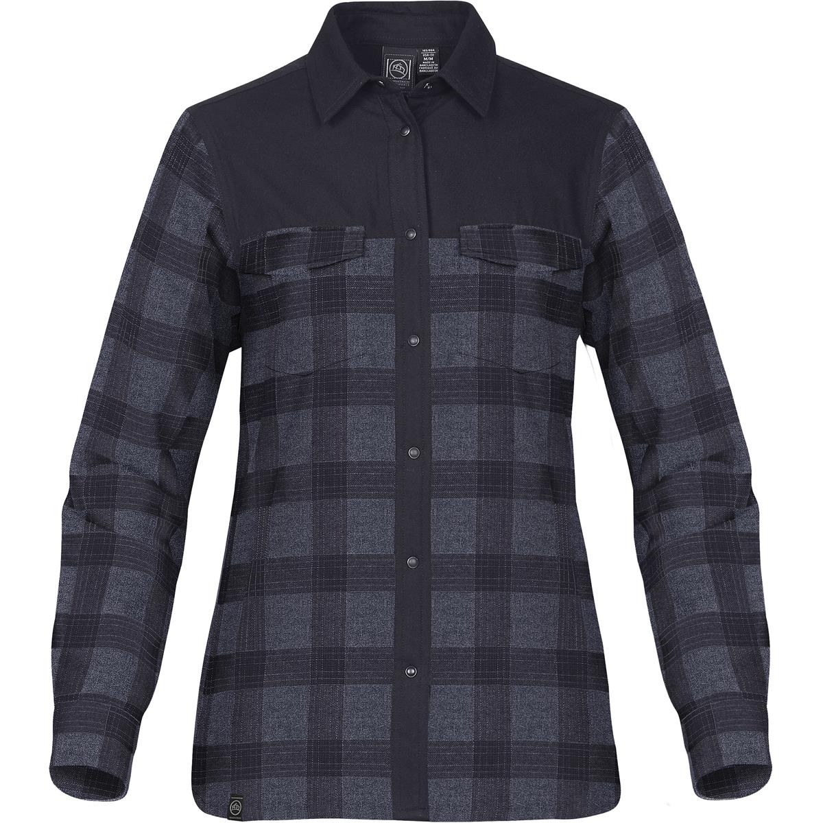 Women's Logan Thermal Shirt - Navy Plaid - Front
