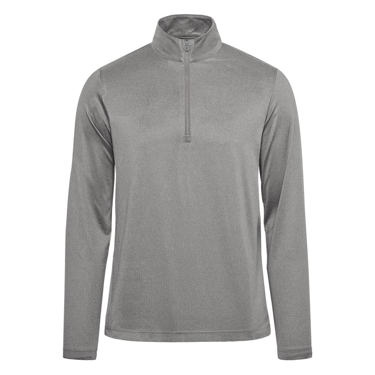 Men's Volante H2X-DRY 1/4 Zip Pullover - Granite Heather - Front