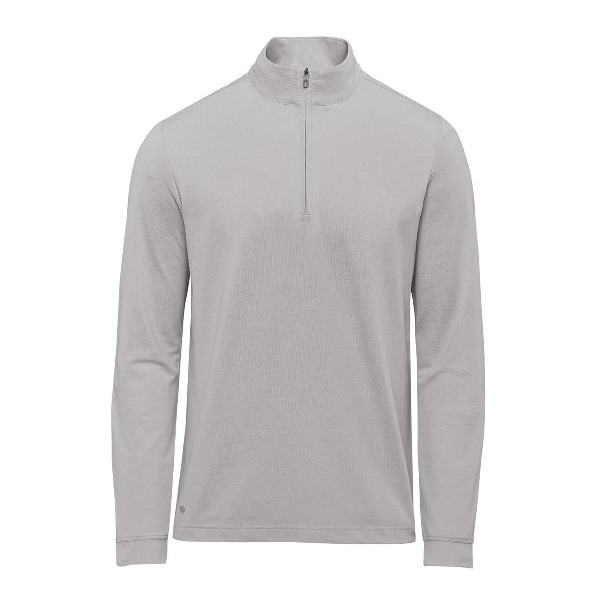 Men's Sonora 1/4 Zip Pullover - Ash - Front
