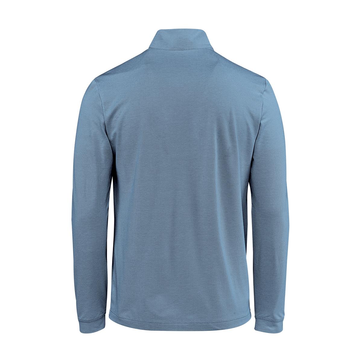 Men's Sonora 1/4 Zip Pullover - Retro Blue - Back