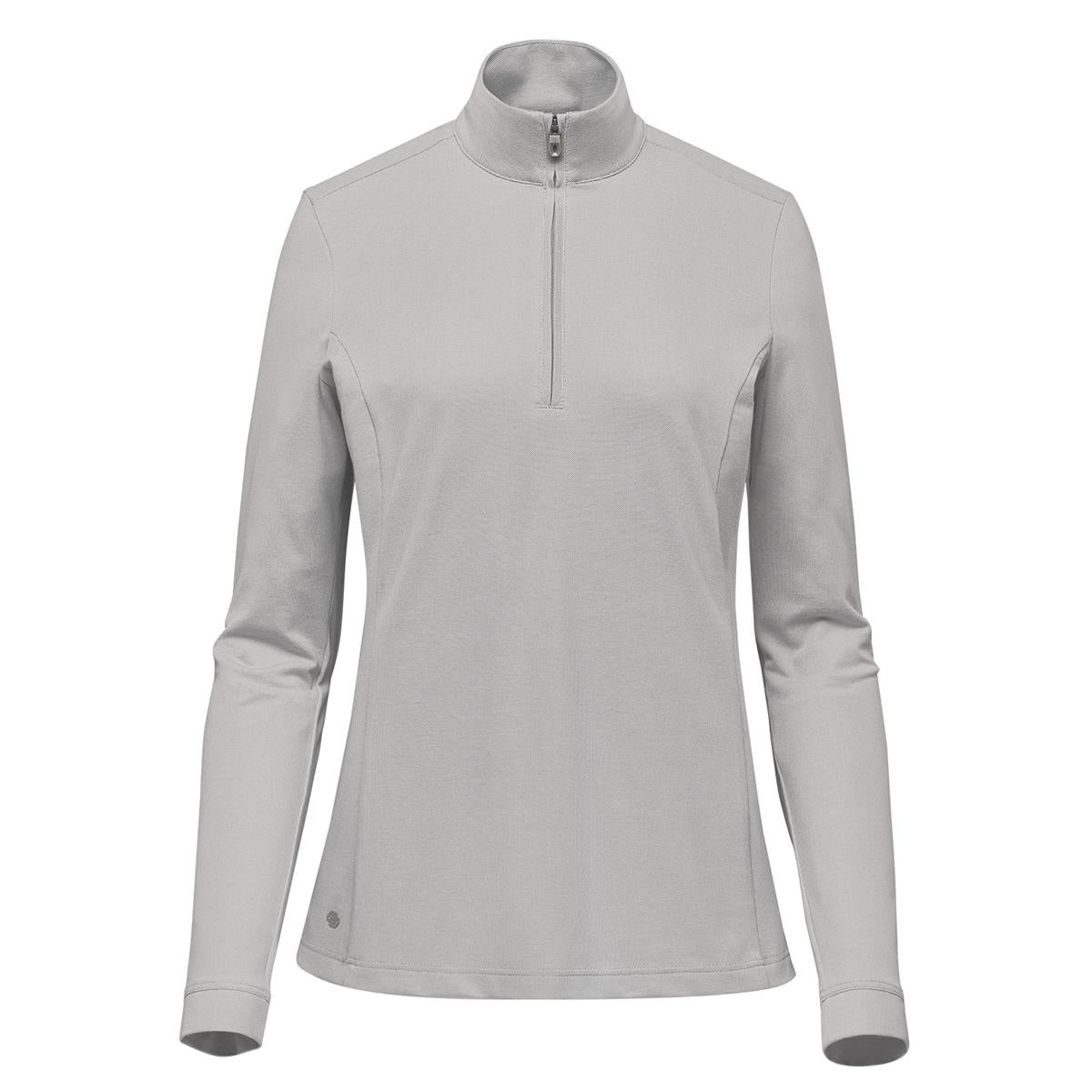 Women's Sonora 1/4 Zip Pullover - Ash - Front