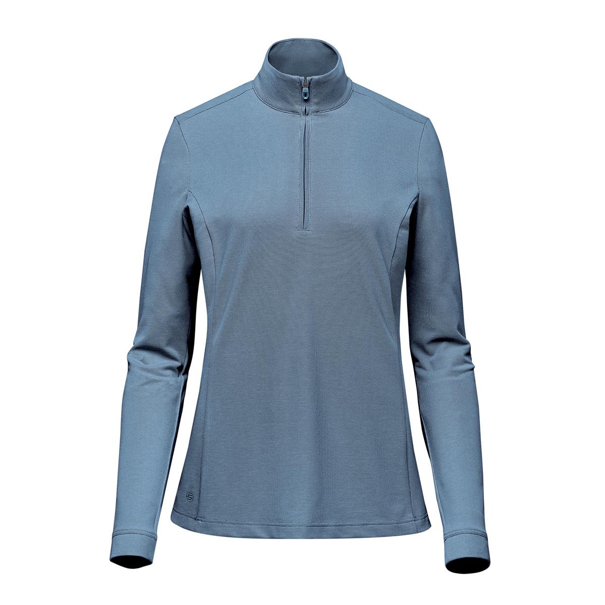 Women's Sonora 1/4 Zip Pullover - Retro Blue - Front