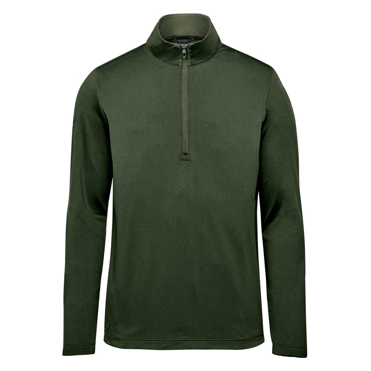 Men's Zermatt 1/4 Zip Pullover - Cypress / Chive - Front