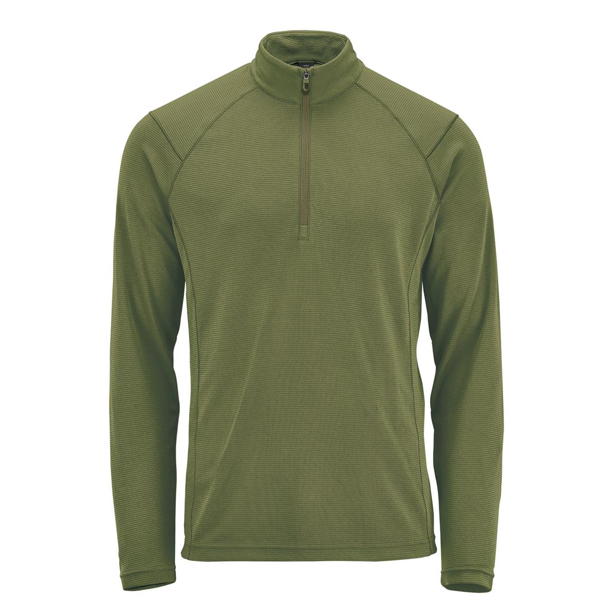 Men's Mesa 1/4 Zip Pullover - Sage Green - Front