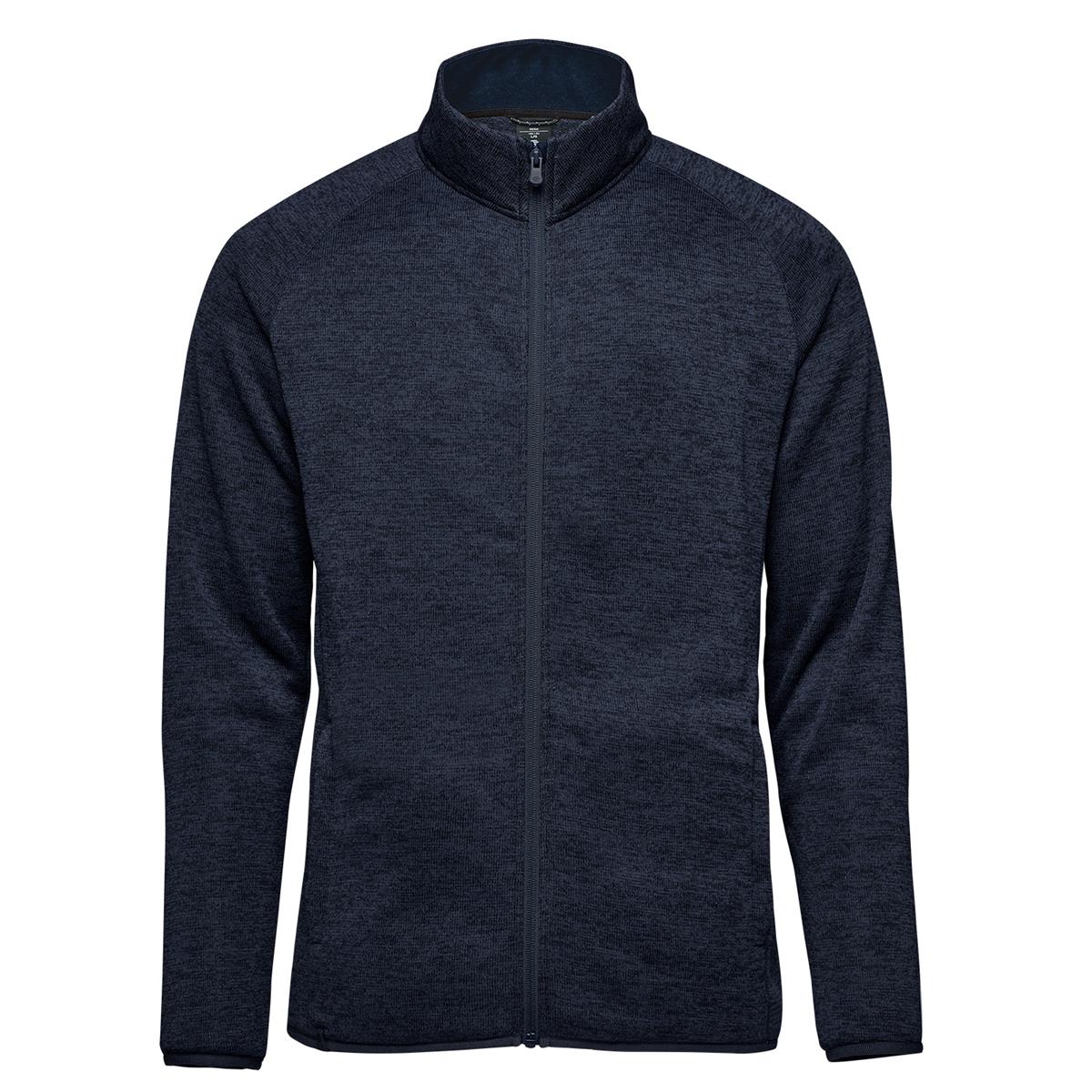 Men's Yosemite Full Zip Fleece Jacket - Navy Heather - Front