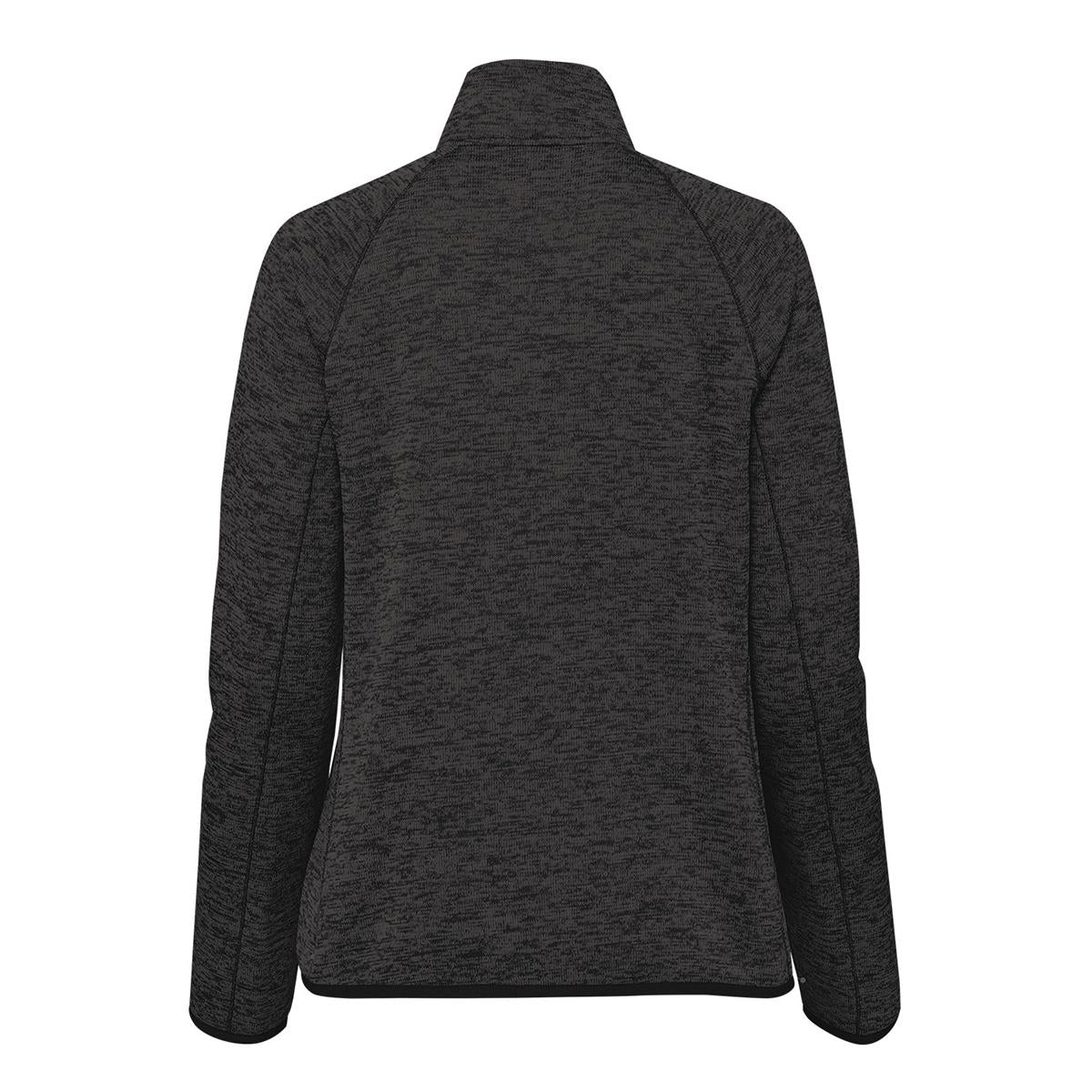 Women's Yosemite Full Zip Fleece Jacket - Black Heather - Back
