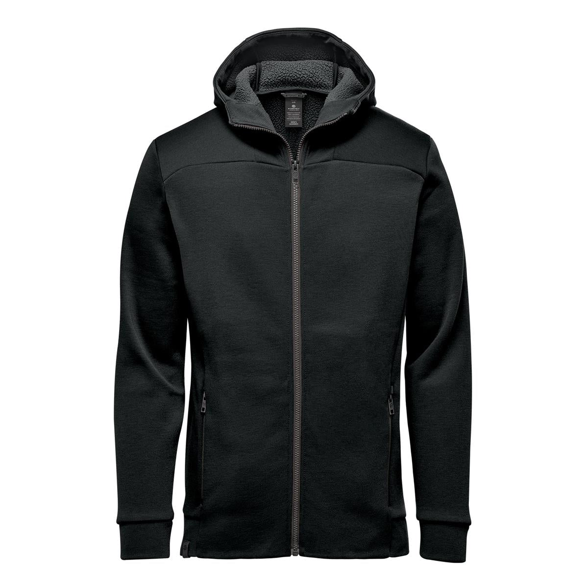 Men's Antares Performance Hoody - Black / Granite - Front