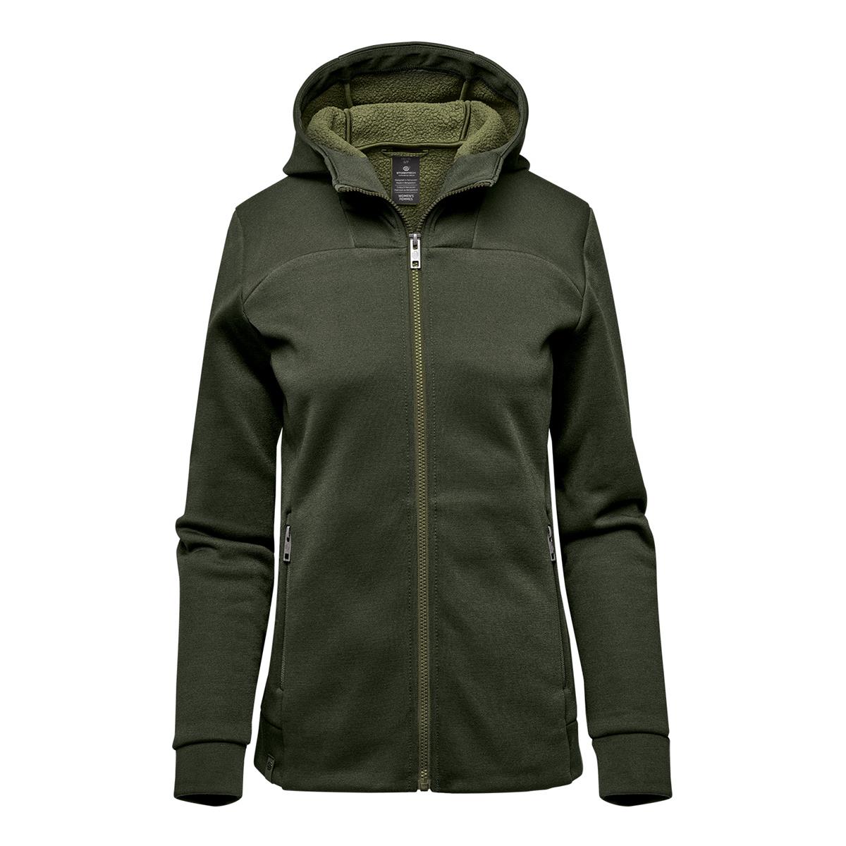 Women's Antares Performance Hoody - Cypress / Chive - Front