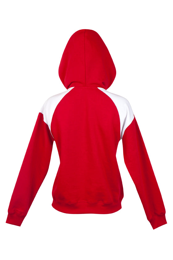 Womens/Juniors Shoulder Contrast  ZIP Hoodie - view
