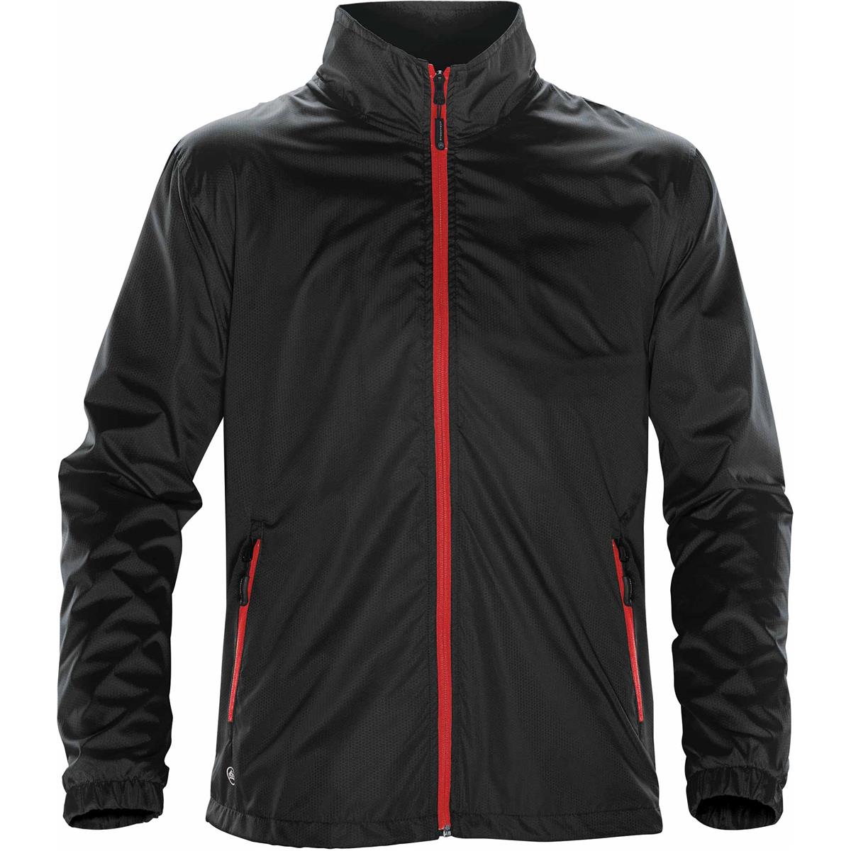 Men's Axis Shell - Black / Sport Red - Front