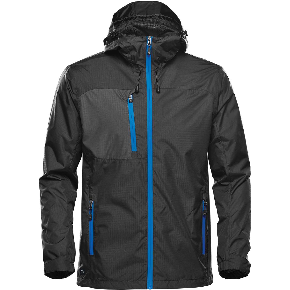 Men's Olympia Shell - Black / Azure Blue - Front