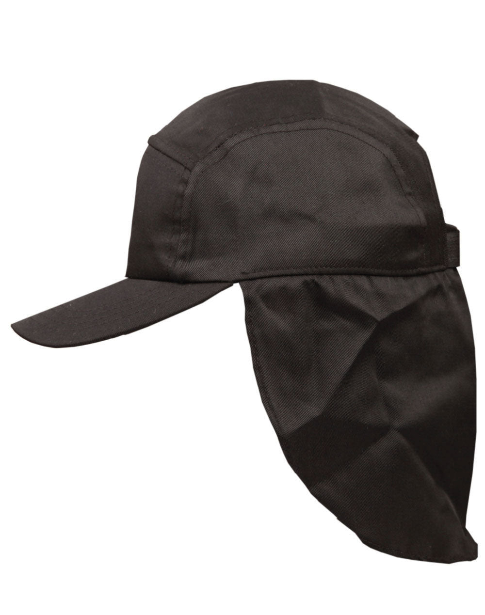 Kids Poly Cotton Legionnaire - Black - View