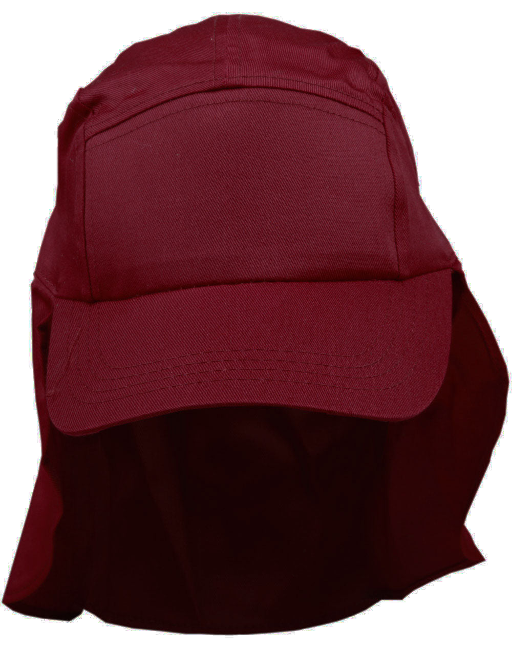 Kids Poly Cotton Legionnaire - Maroon - Front