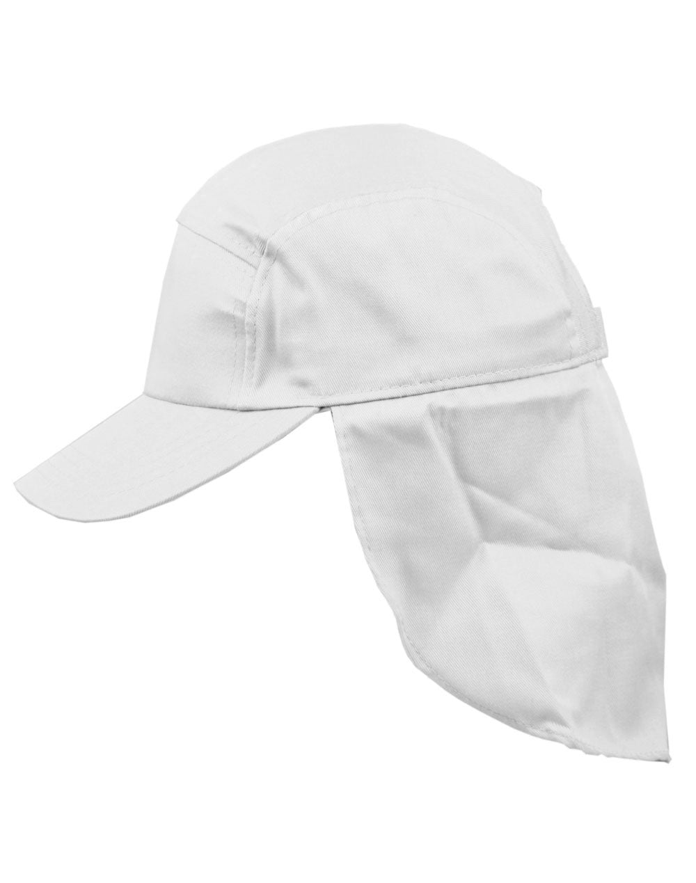 Kids Poly Cotton Legionnaire - White - View