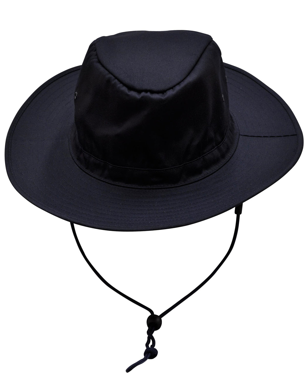 Slouch Hat With Break-away Clip Strap - Navy - Front
