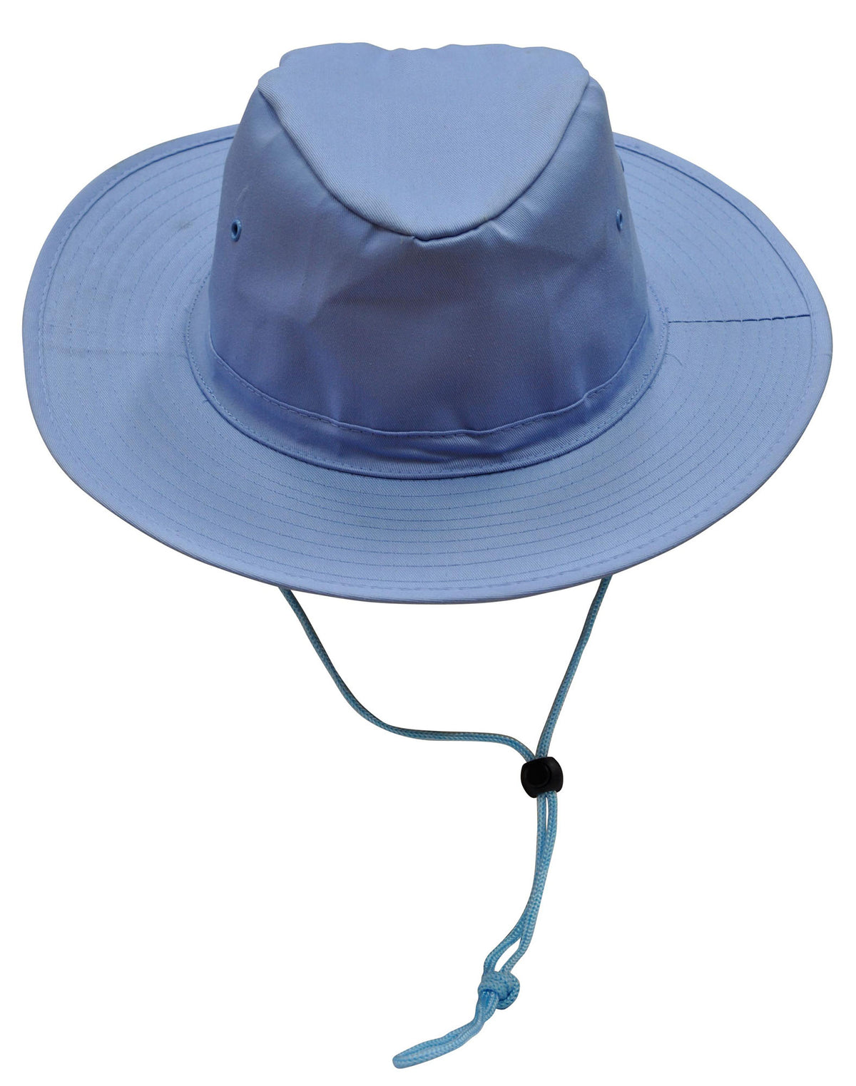 Slouch Hat With Break-away Clip Strap - Skyblue - Front