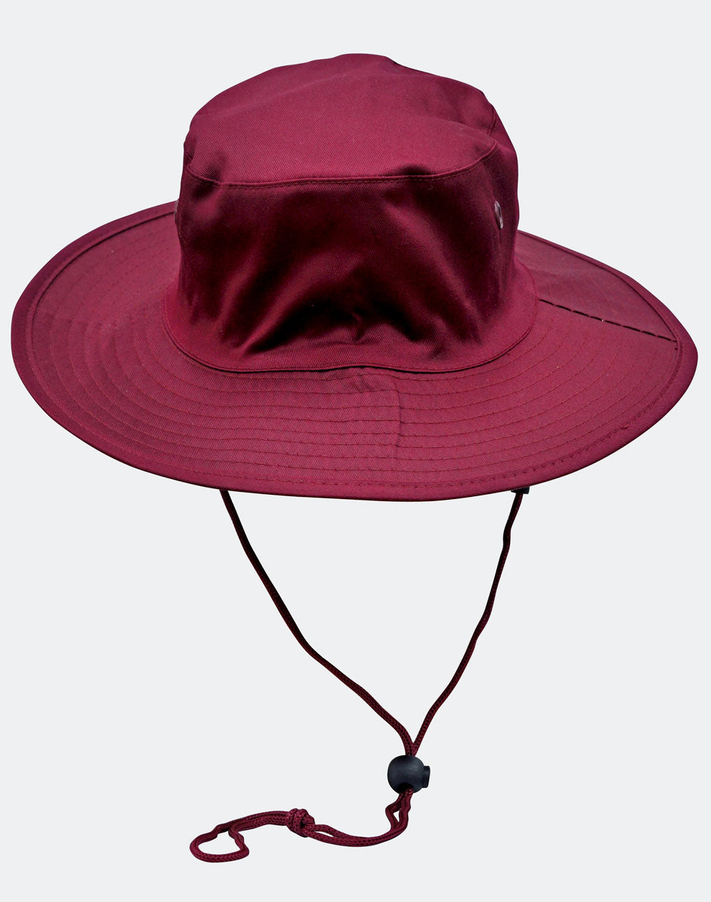 Surf Hat With Break-away Strap - Maroon - Front