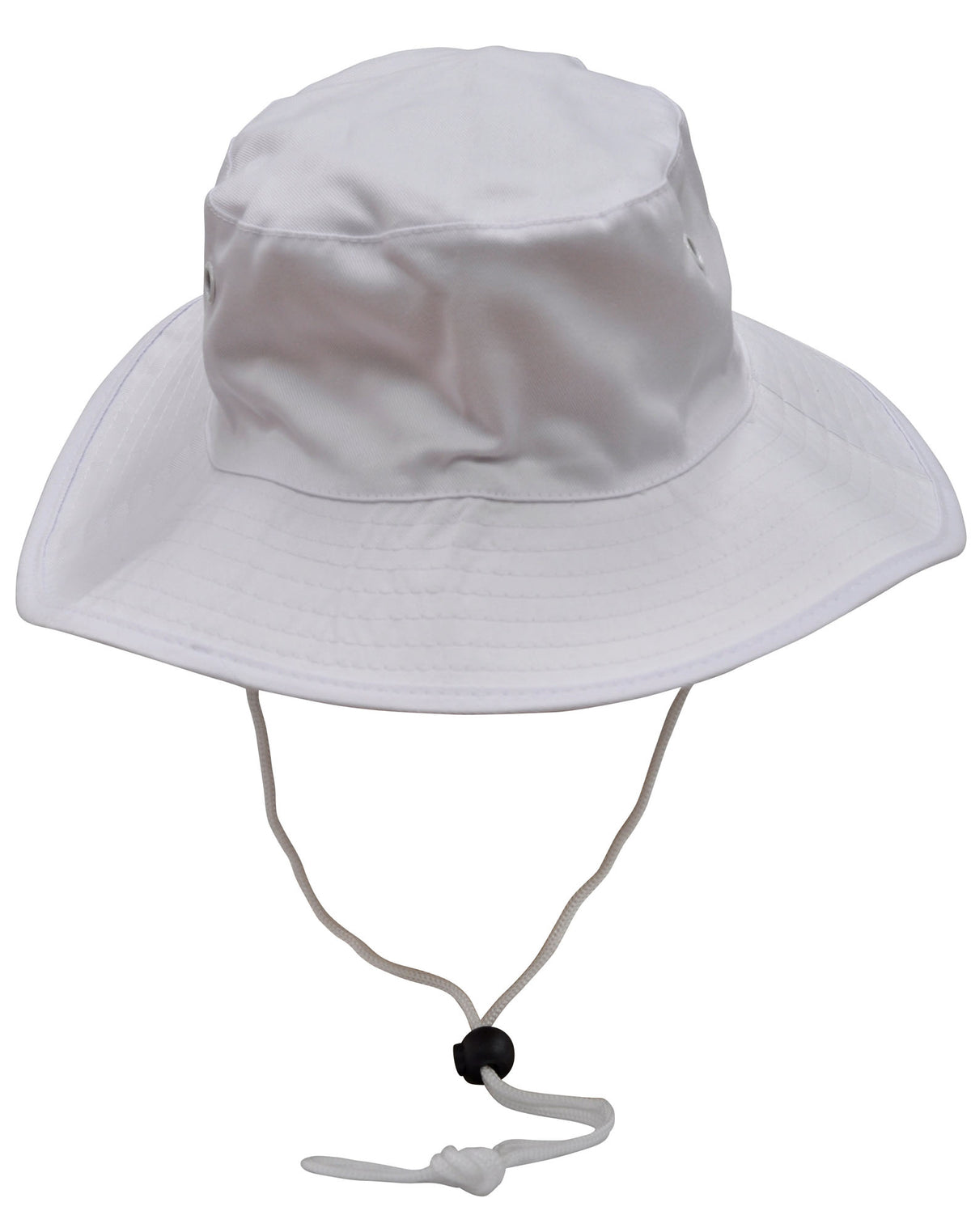 Surf Hat With Break-away Strap - White - Front