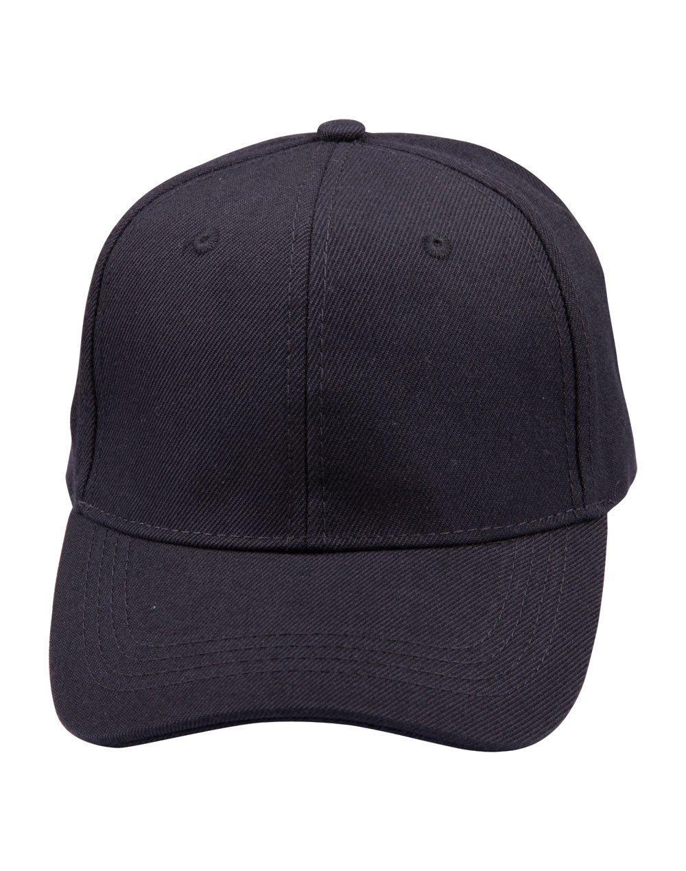Kids Brushed Cotton Cap - Navy - Front