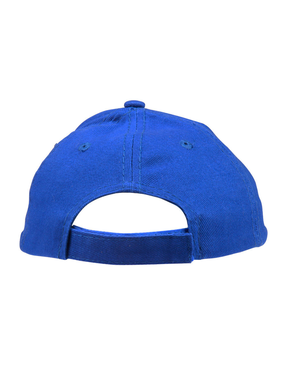 Kids Brushed Cotton Cap - Royal - Back