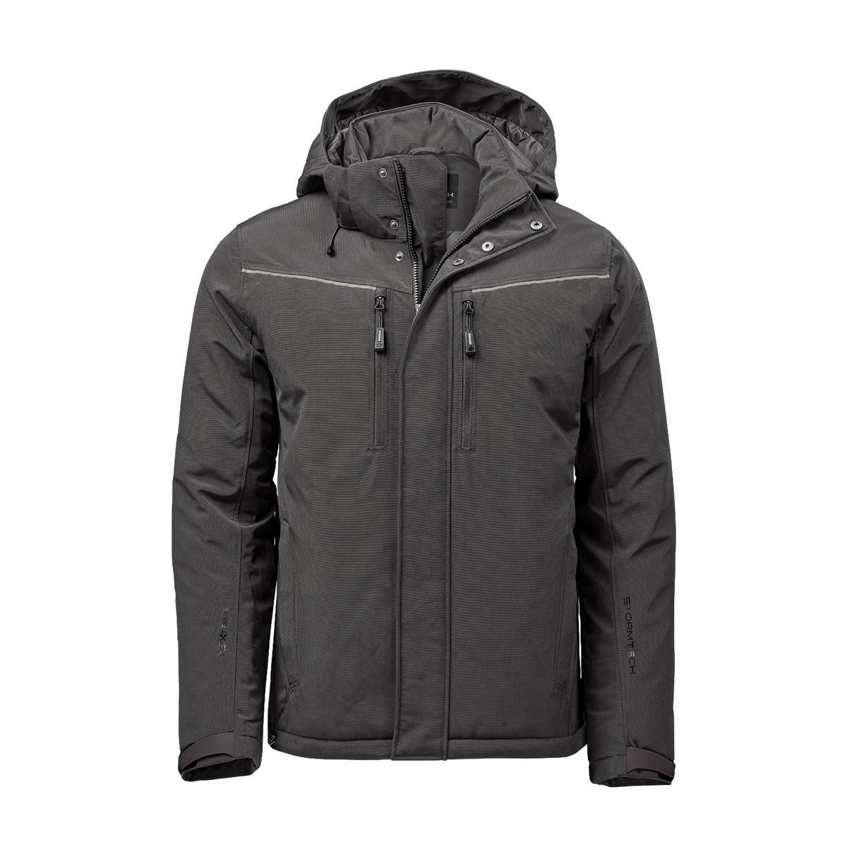 Men's Steelhead Thermal Jacket - Black / Granite - Front