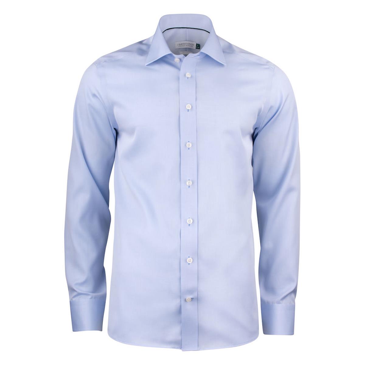 Green Bow 01 Men's Shirt - Sky Blue - Front