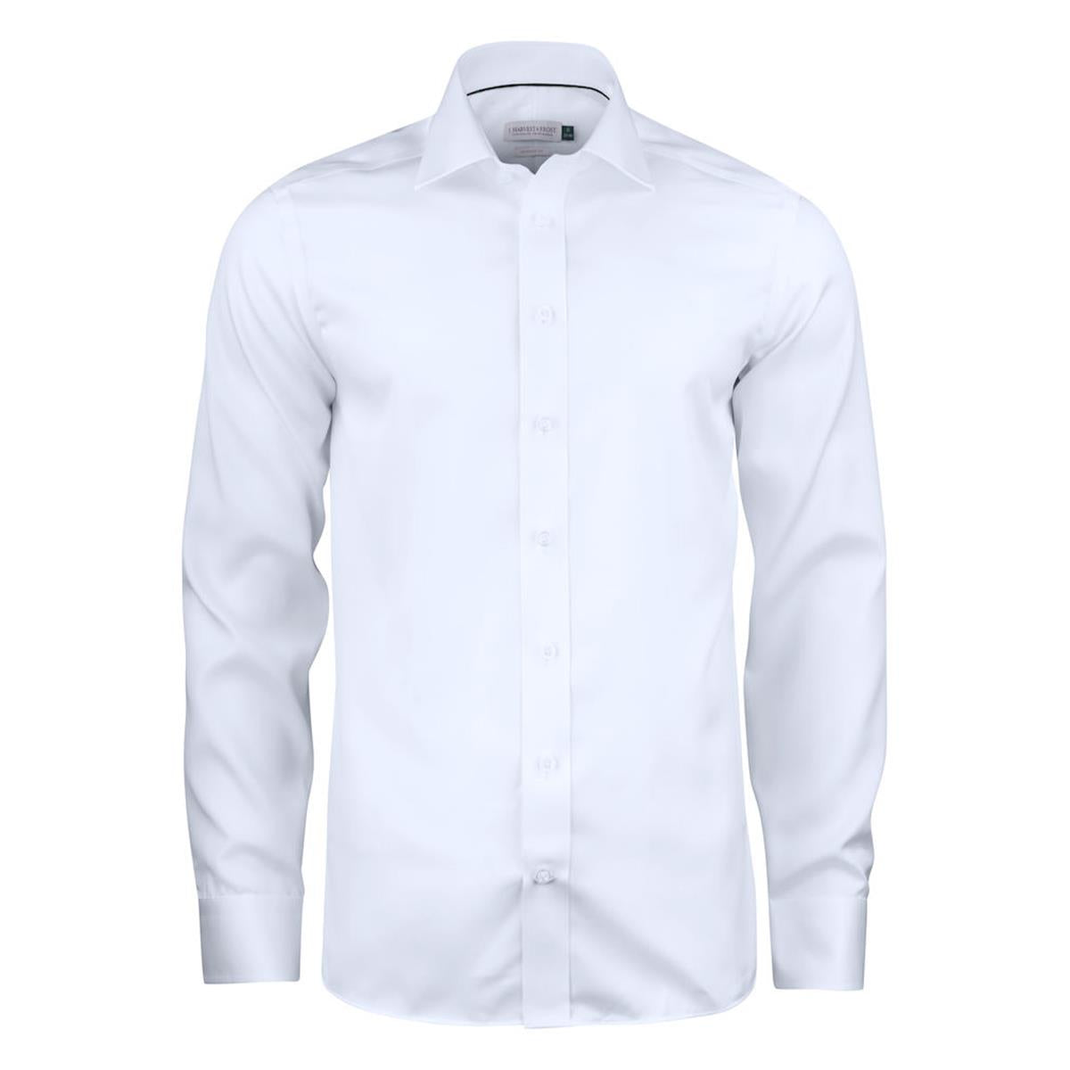 Green Bow 01 Men's Shirt - White - Front