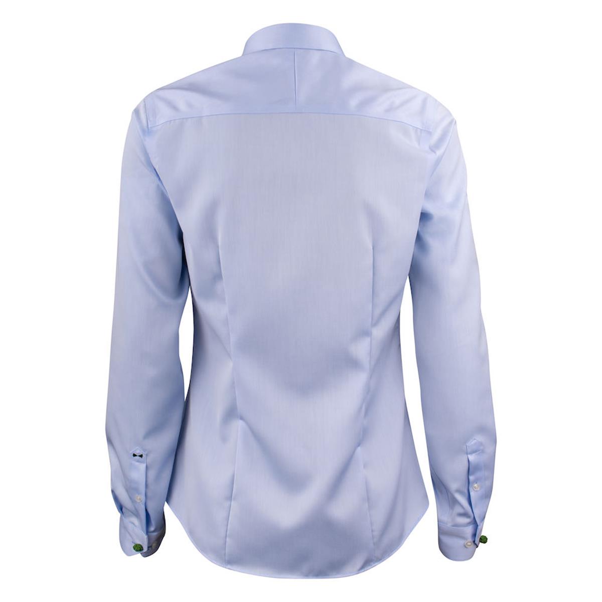 Green Bow 01 Women's Shirt - Sky Blue - Back