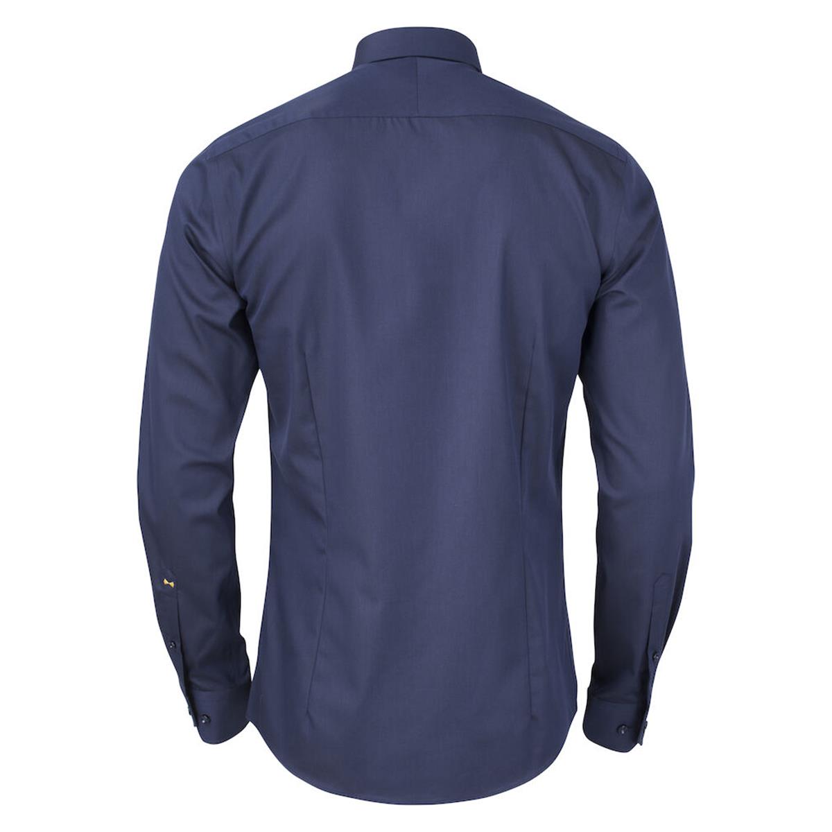 Yellow Bow 50 Men's Shirt - Navy - Back
