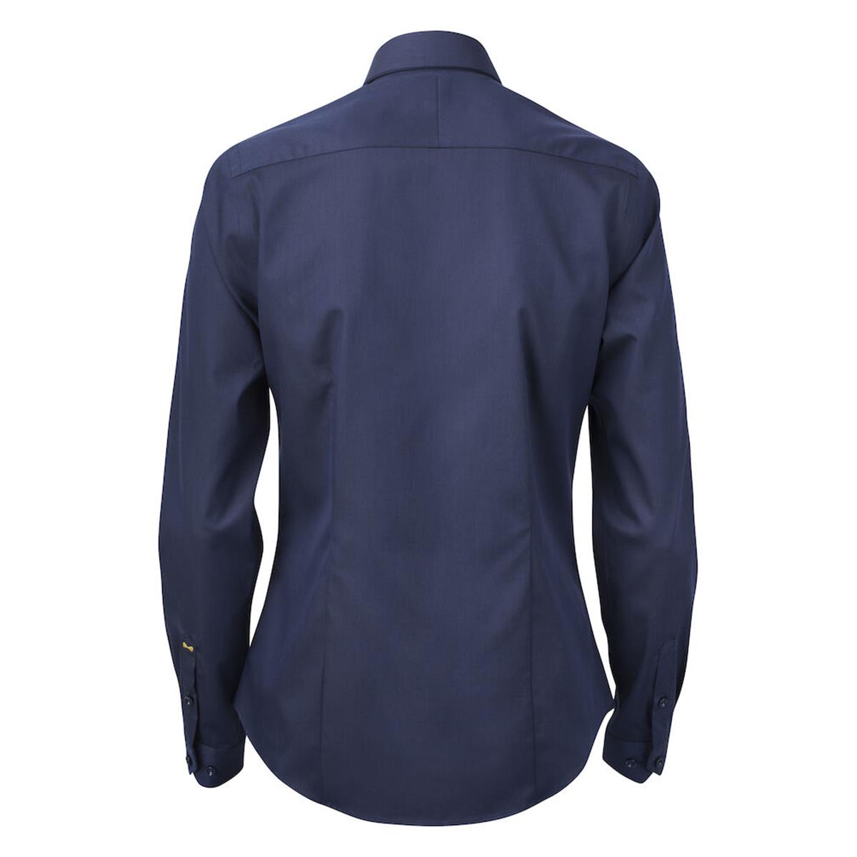 Yellow Bow 50 Women's Shirt - Navy - Back